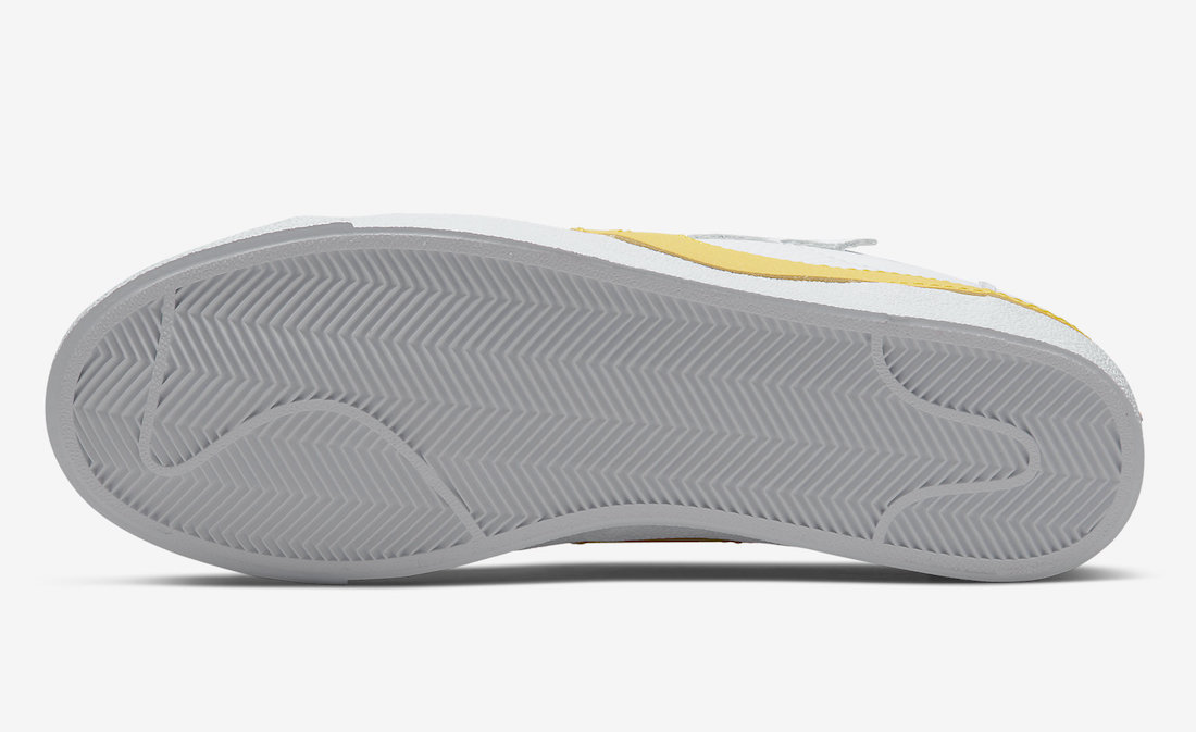 Nike Blazer Low Jumbo White Yellow DV3506-100 Release Date