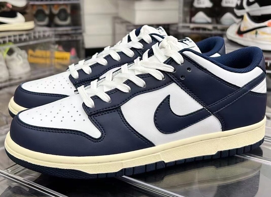 Nike Dunk Low Vintage Navy DD1503-115 Release Date Pricing