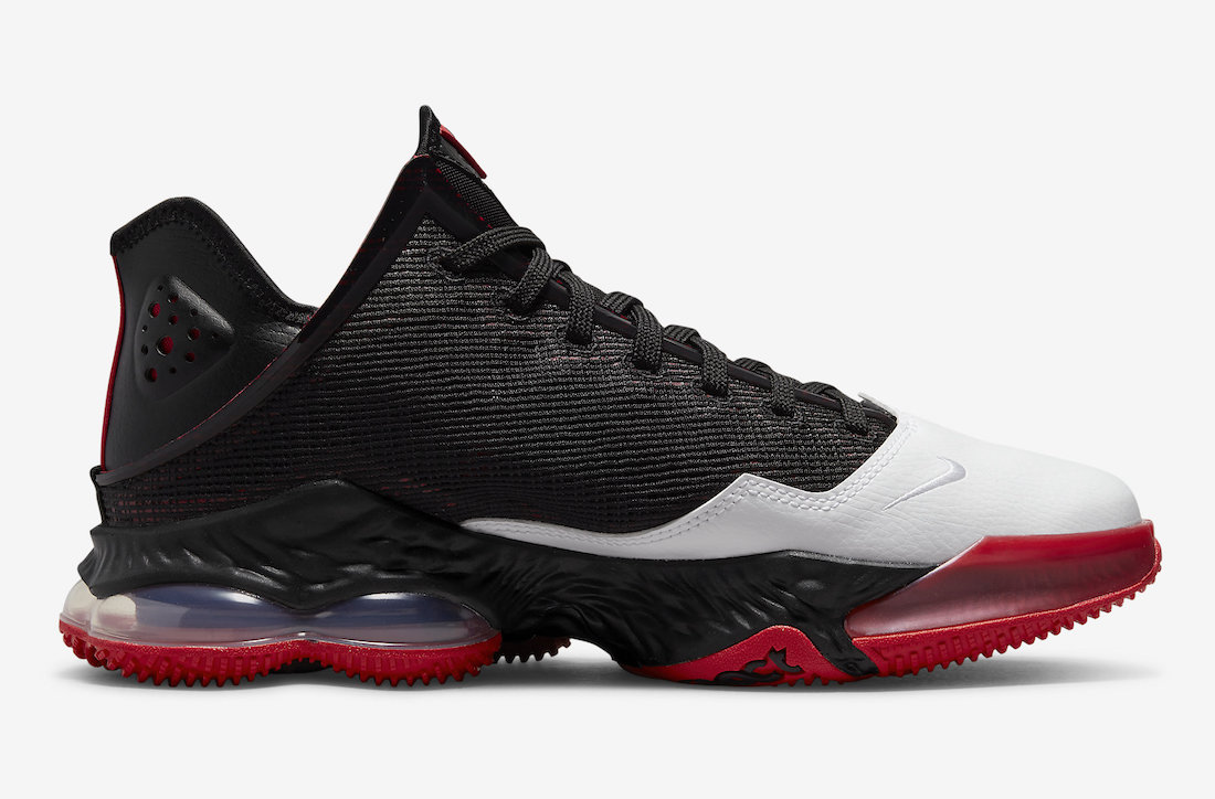 Nike LeBron 19 Low Bred DH1270-001 Release Date