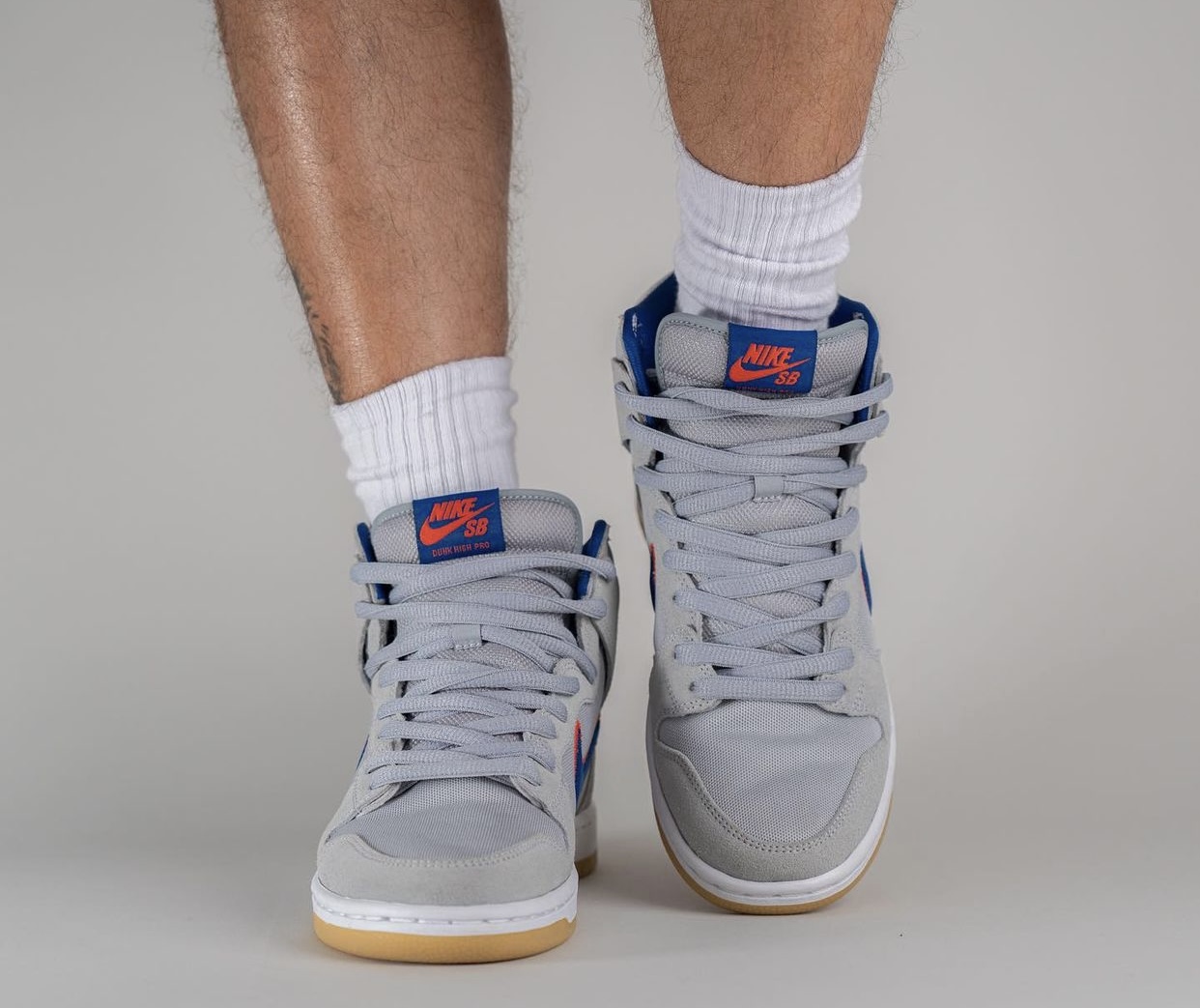 Nike SB Dunk High New York Mets DH7155-001 Release Date On-Feet