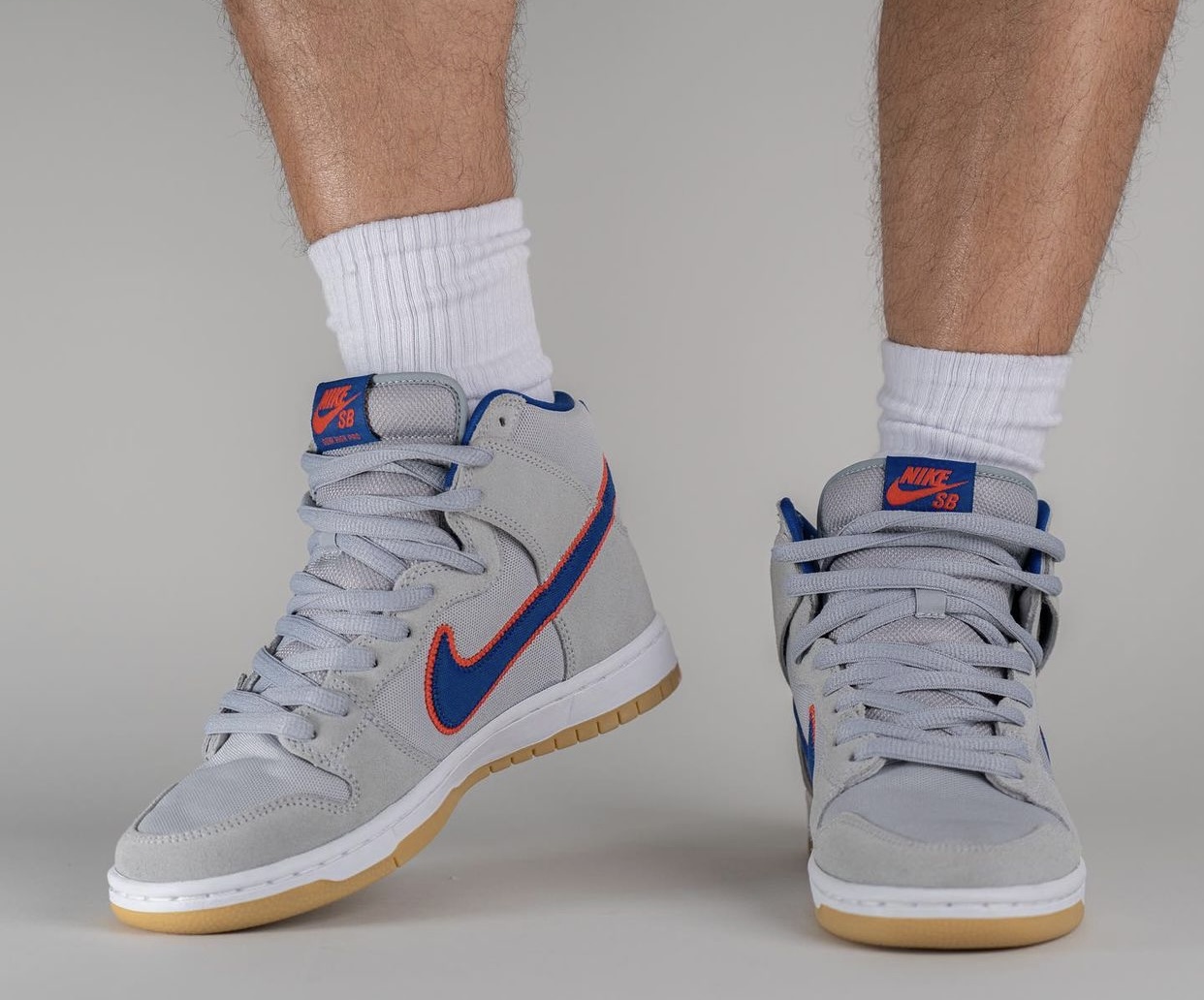 Nike SB Dunk High New York Mets DH7155 001 Release Date On Feet 3