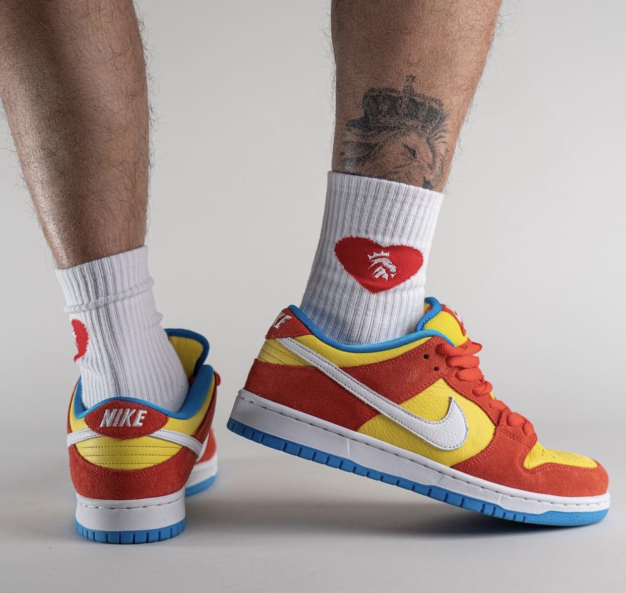 Nike SB Dunk Low Bart Simpson BQ6817-602 Release Date On-Feet
