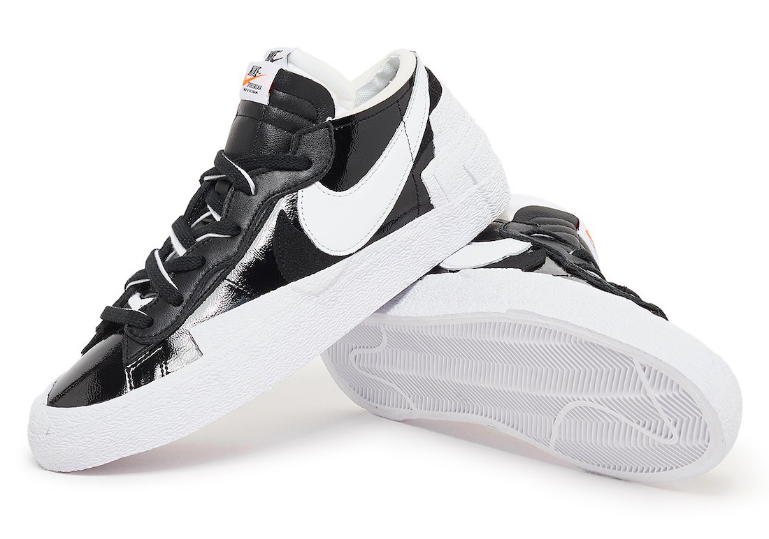 Sacai Nike Blazer Low Black White DM6443-001 Release Date
