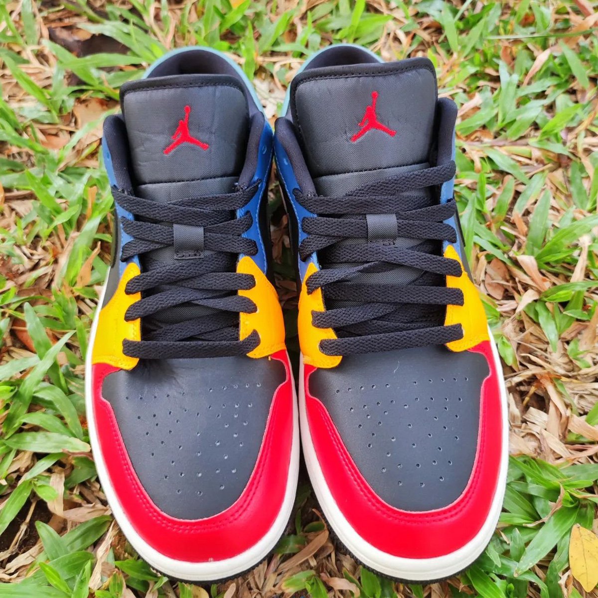 Air Jordan 1 Low Black Multi-Color Release Date