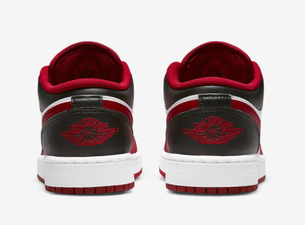Air Jordan 1 Low White Gym Red Black 553558-163 Release Date | SBD