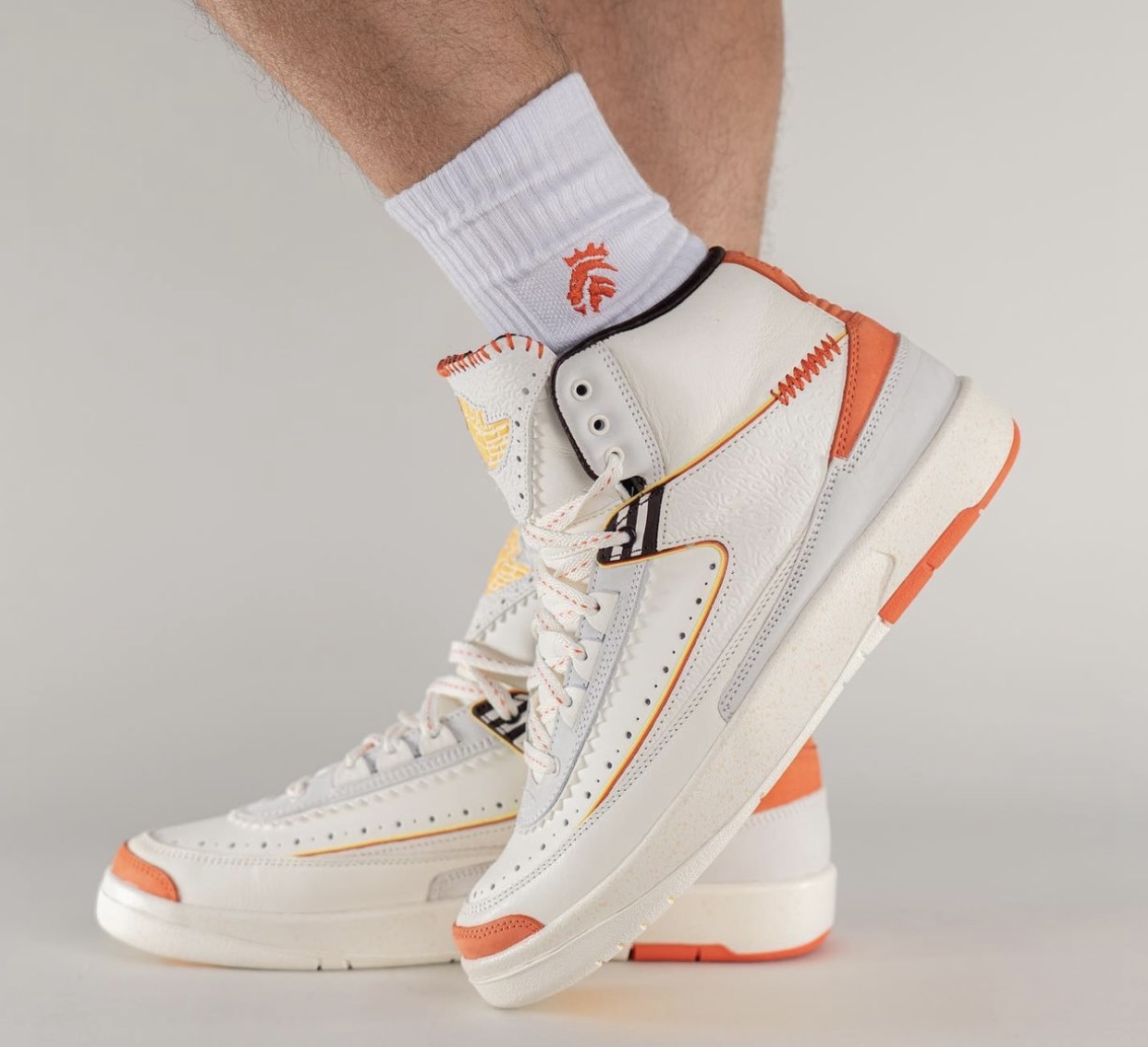 Air Jordan 2 Maison Chateau Rouge DO5254-180 Release Date On-Feet