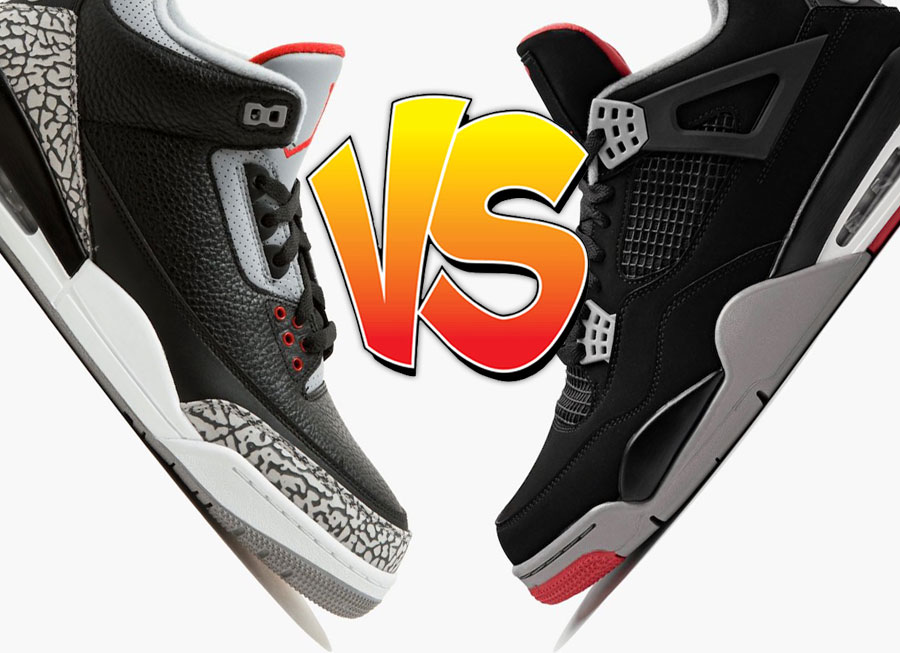 do jordan 3 and 4 fit the same