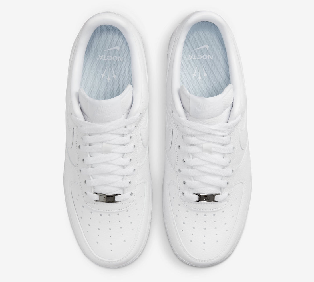 Drake NOCTA Nike Air Force 1 Low White CZ8065 100 Release Date 3