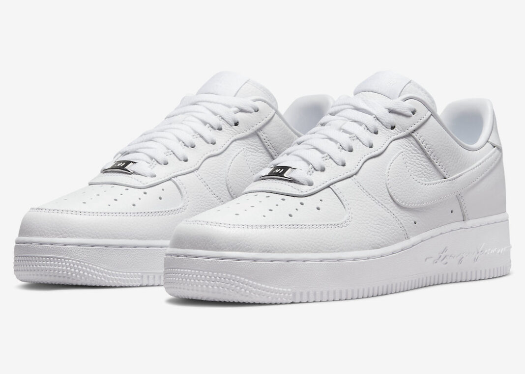 Drake NOCTA Nike Air Force 1 Low White CZ8065 100 Release Date 4 1068x762