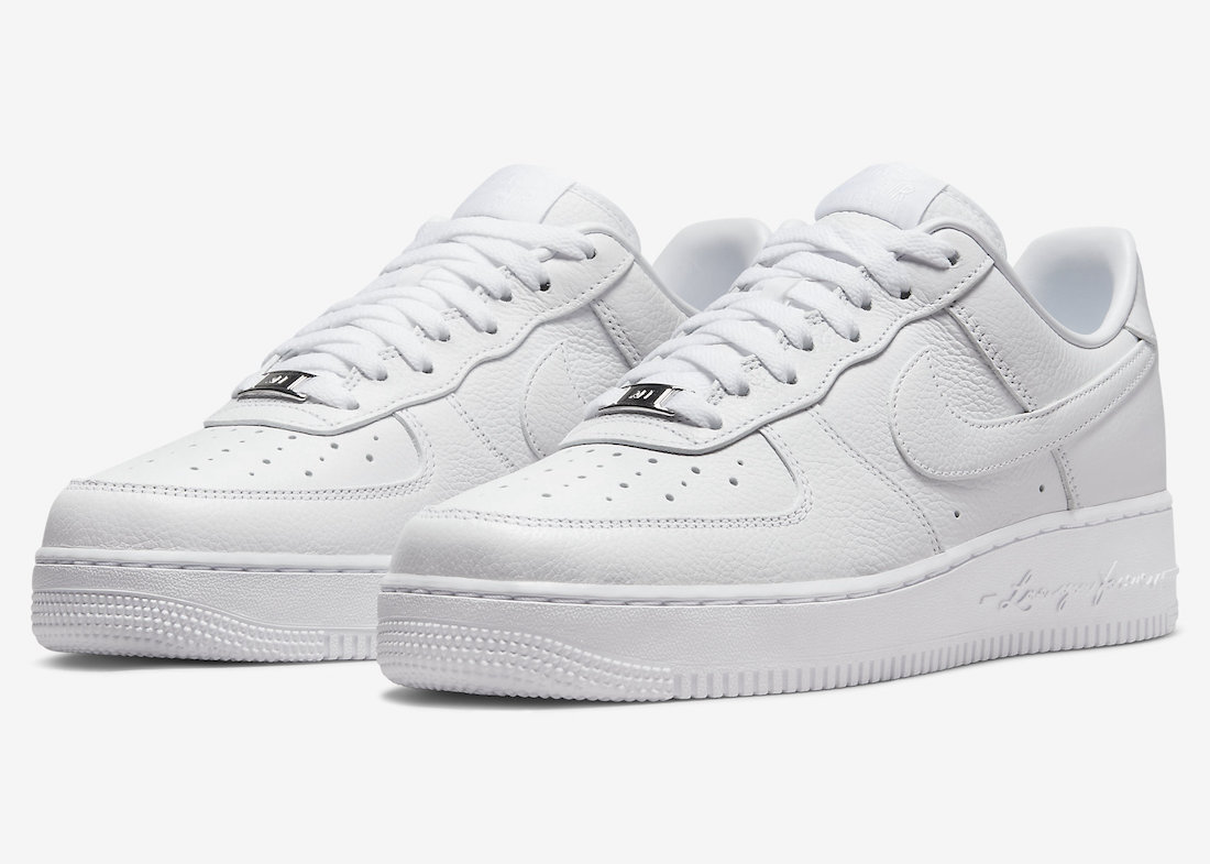 Drake NOCTA Nike Air Force 1 Low White CZ8065 100 Release Date 4