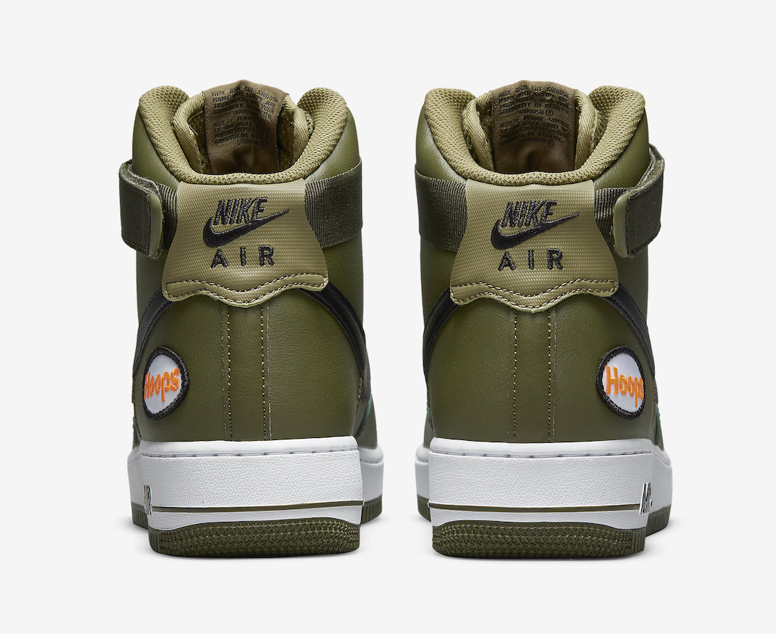 Nike Air Force 1 High Hoops Olive DH7453-300 Release Date