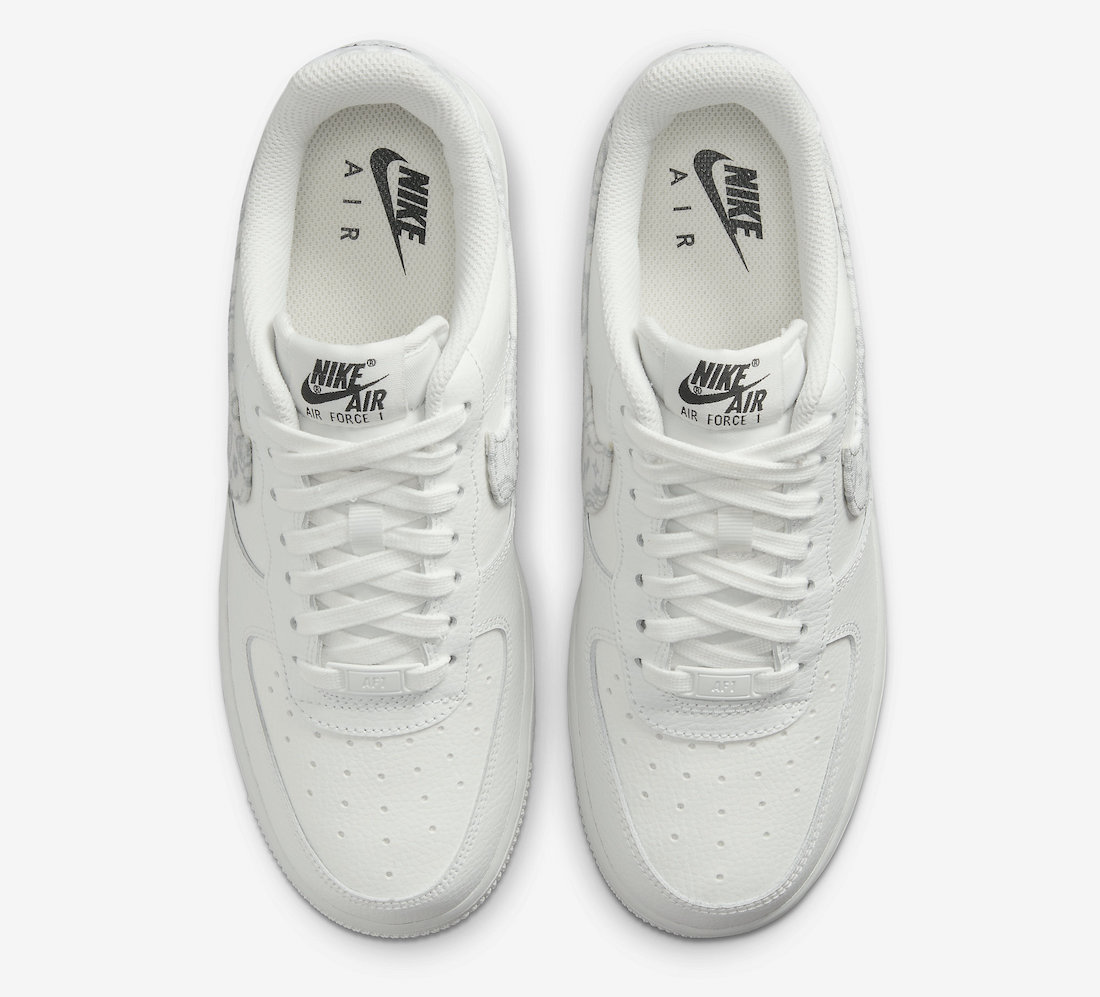 Nike Air Force 1 Low White Paisley DJ9942-100 Release Date | SBD