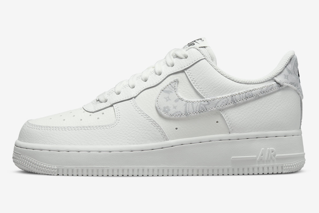 Nike Air Force 1 Low White Paisley DJ9942-100 Release Date