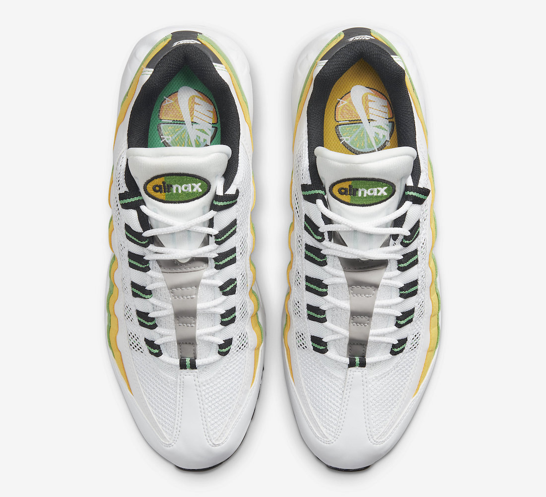 Nike Air Max 95 Lemon Lime DQ3429-100 Release Date