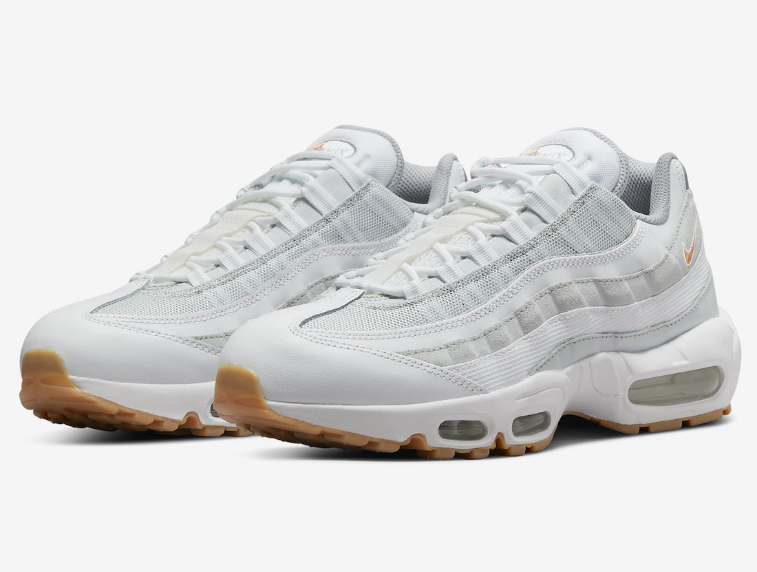 Nike Air Max 95 White Hot Curry Pure Platinum Wolf Grey DM0011-100 Release Date