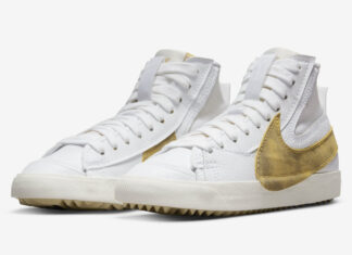 Nike Blazer Mid 77 Jumbo Sanded Gold DV6481-100 Release Date