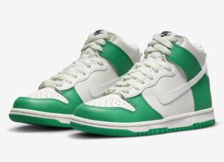 Nike Dunk High White Green DB2179 002 Release Date 4 324x235