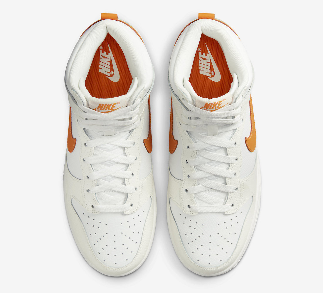 Nike Dunk High White Orange DV6986-100 Release Date