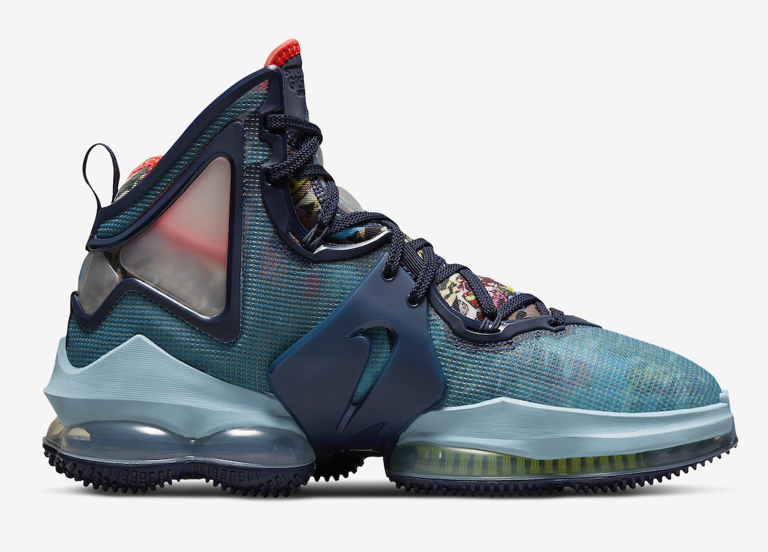 Nike LeBron 19 Fast Food Blue Red DC9340-400 Release Date