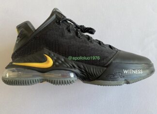 Nike LeBron 19 Low Witness Black University Gold Release Date 324x235