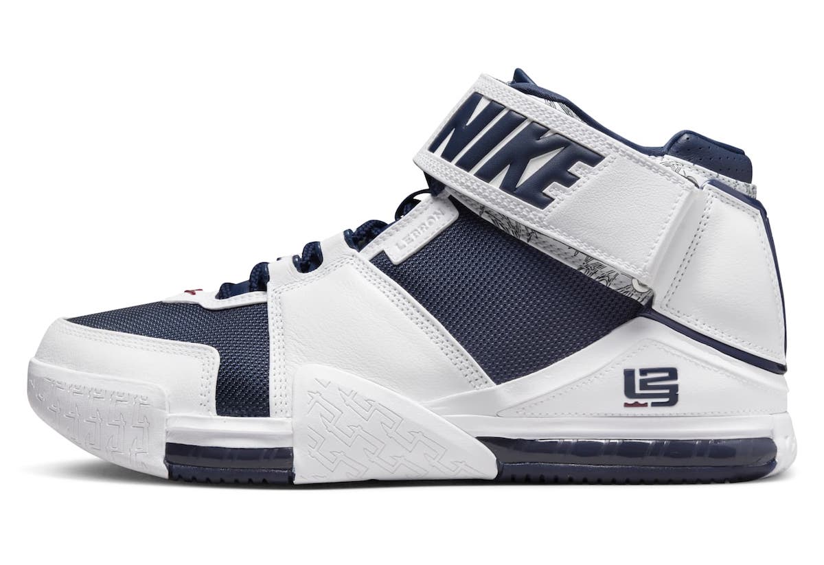 Nike LeBron 2 USA Midnight Navy 2022 DR0826-100 Release Date