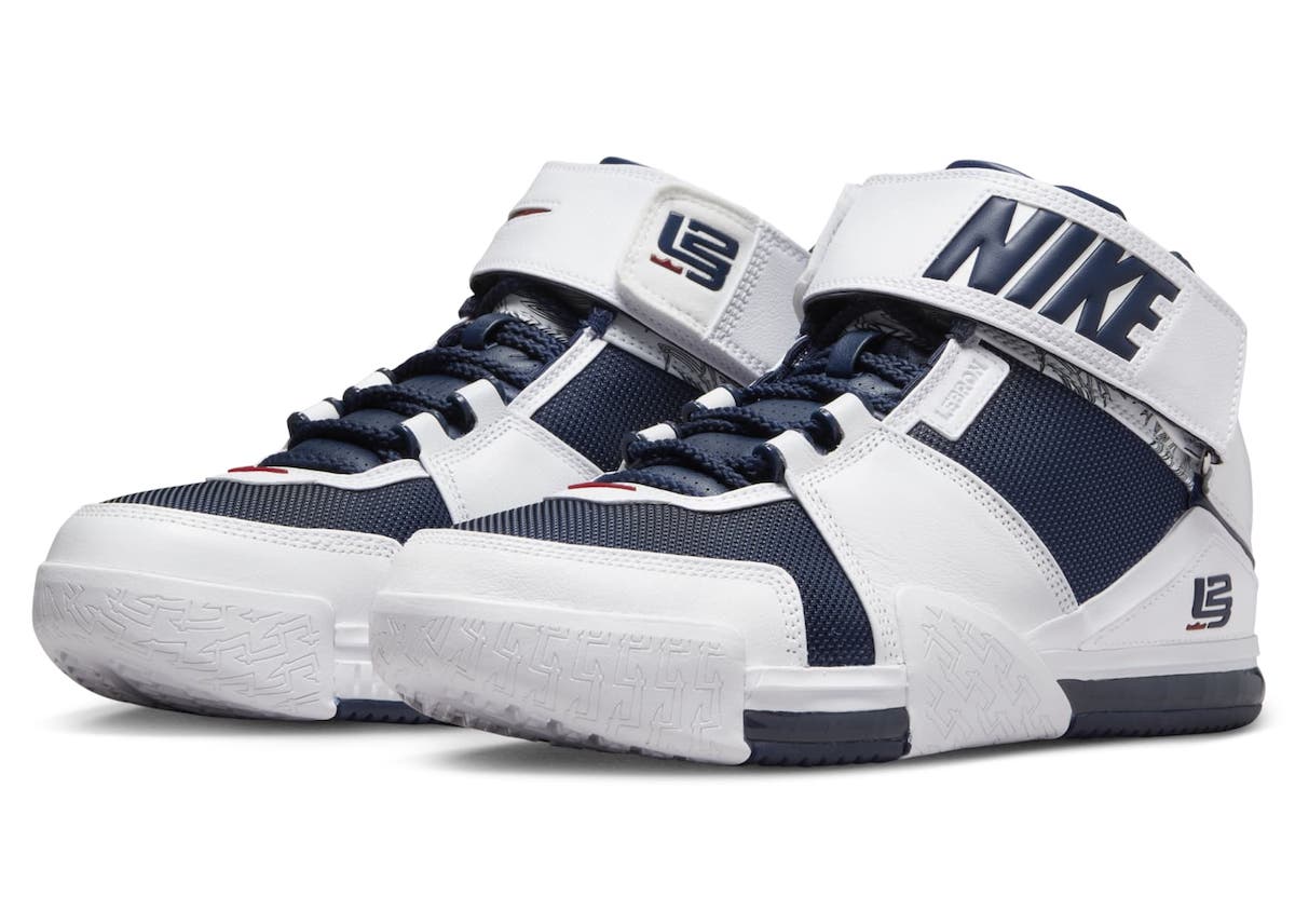 Nike LeBron 2 USA Midnight Navy 2022 DR0826-100 Release Date