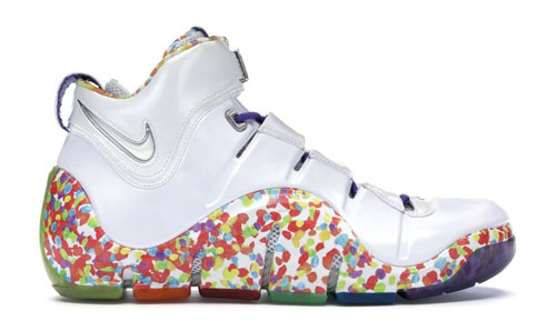 Nike LeBron 4 Fruity Pebbles official release dates 2022