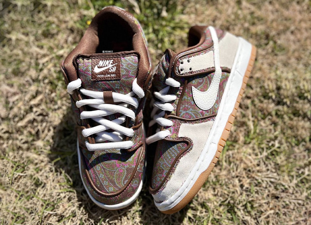 NIKE SB Dunk Low PRM Brown Paisleyスニーカー - スニーカー