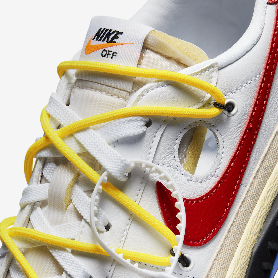 Off-White Nike Blazer Low White University Red DH7863-100 Release Date
