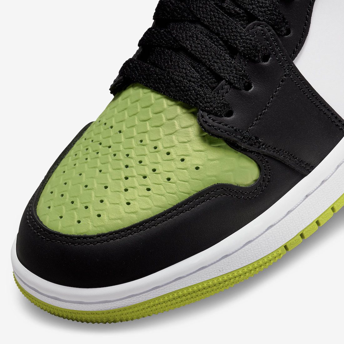 Air Jordan 1 Low Vivid Green Snakeskin DX4446-301 Release Date