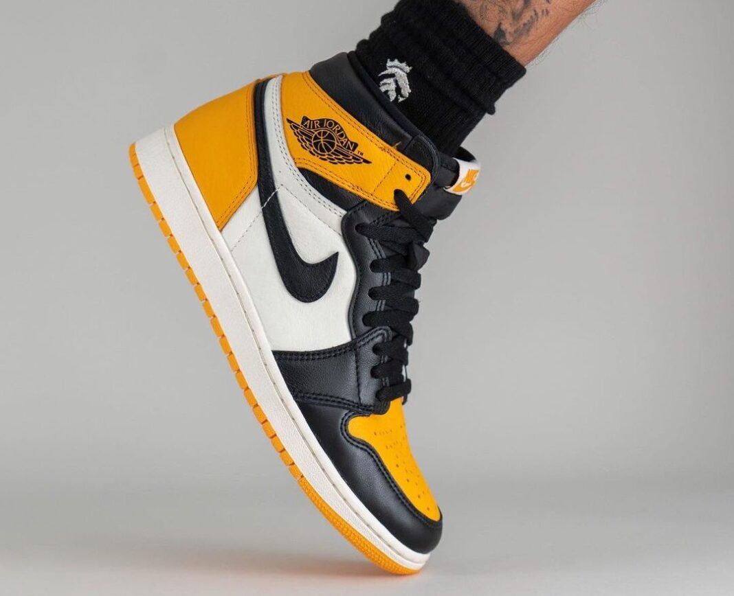 Air Jordan 1 Taxi Yellow Toe 2022 555088-711 Release Date - SBD