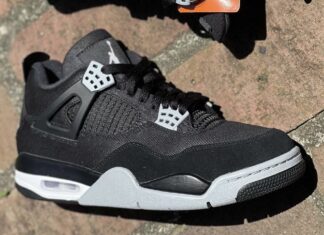 Air Jordan 4 Black Canvas DH7138-006 Release Date