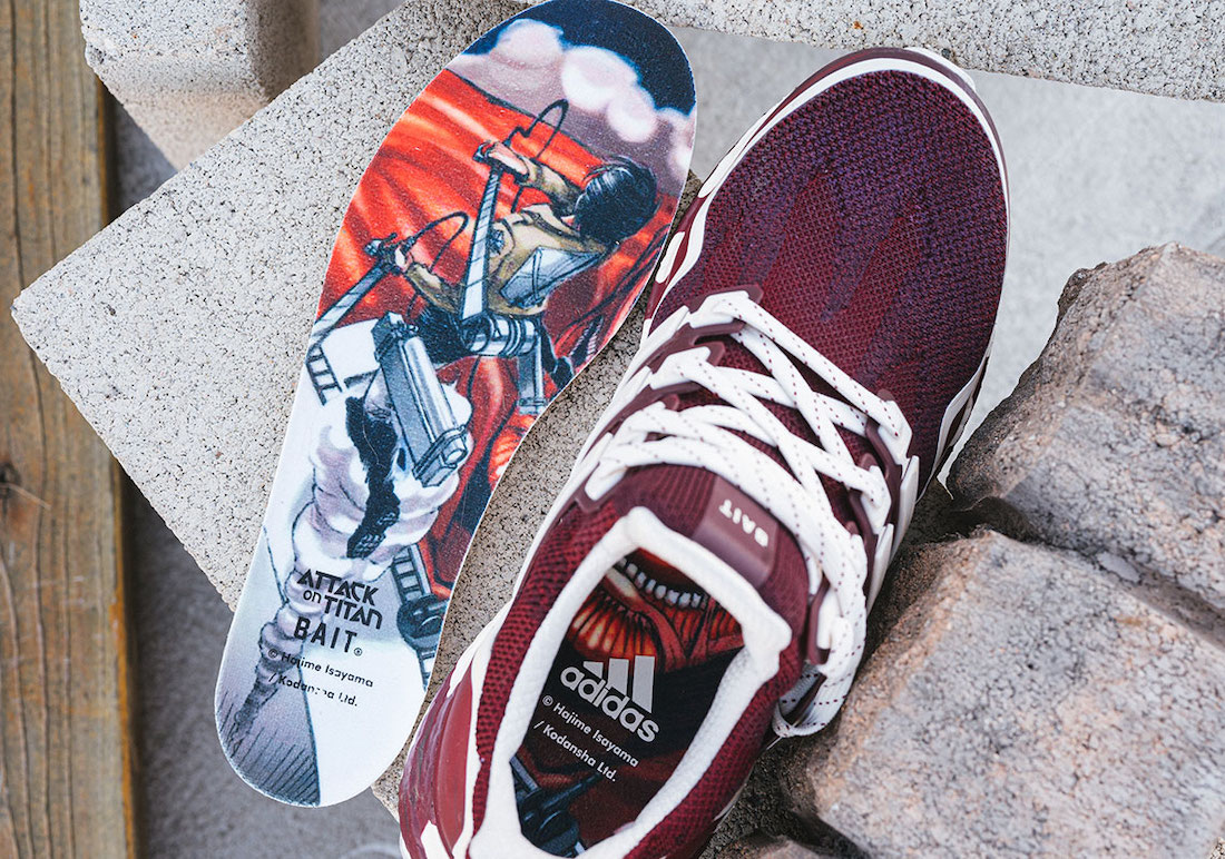 BAIT Attack on Titan adidas Ultra Boost Colossal Titan Release Date
