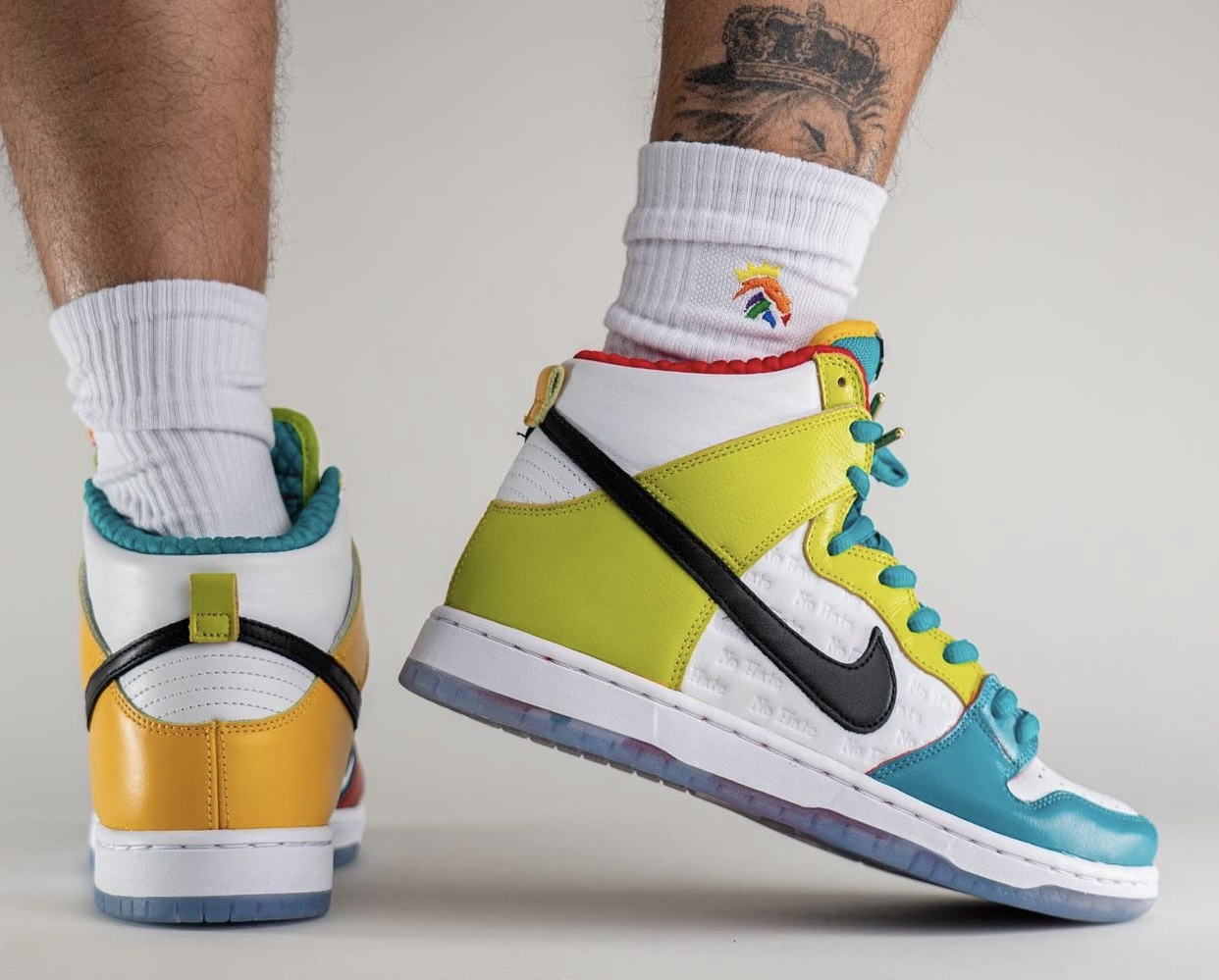 FroSkate Nike SB Dunk High DH7778-100 Release Date On-Feet