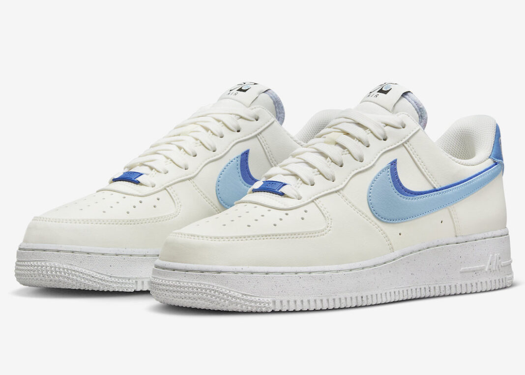 Nike Air Force 1 Low 82 Sail Blue Chill Medium Blue Black DO9786-100 Release Date