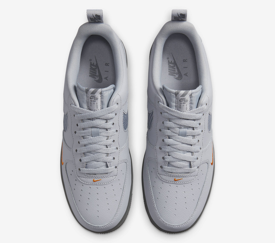 Nike Air Force 1 Low Grey Orange DR0155-001 Release Date