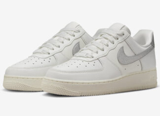 Nike Air Force 1 Low White Metallic Silver Swoosh DQ7569 100 Release Date 324x235
