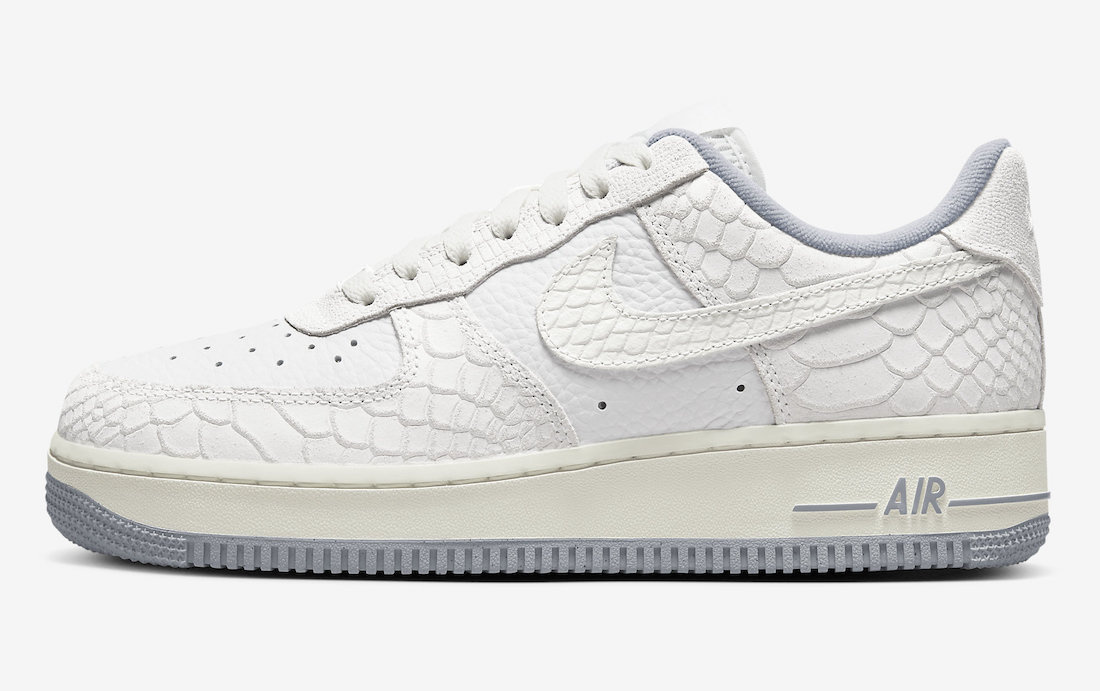Nike Air Force 1 Low White Python Snake DX2678-100 Release Date