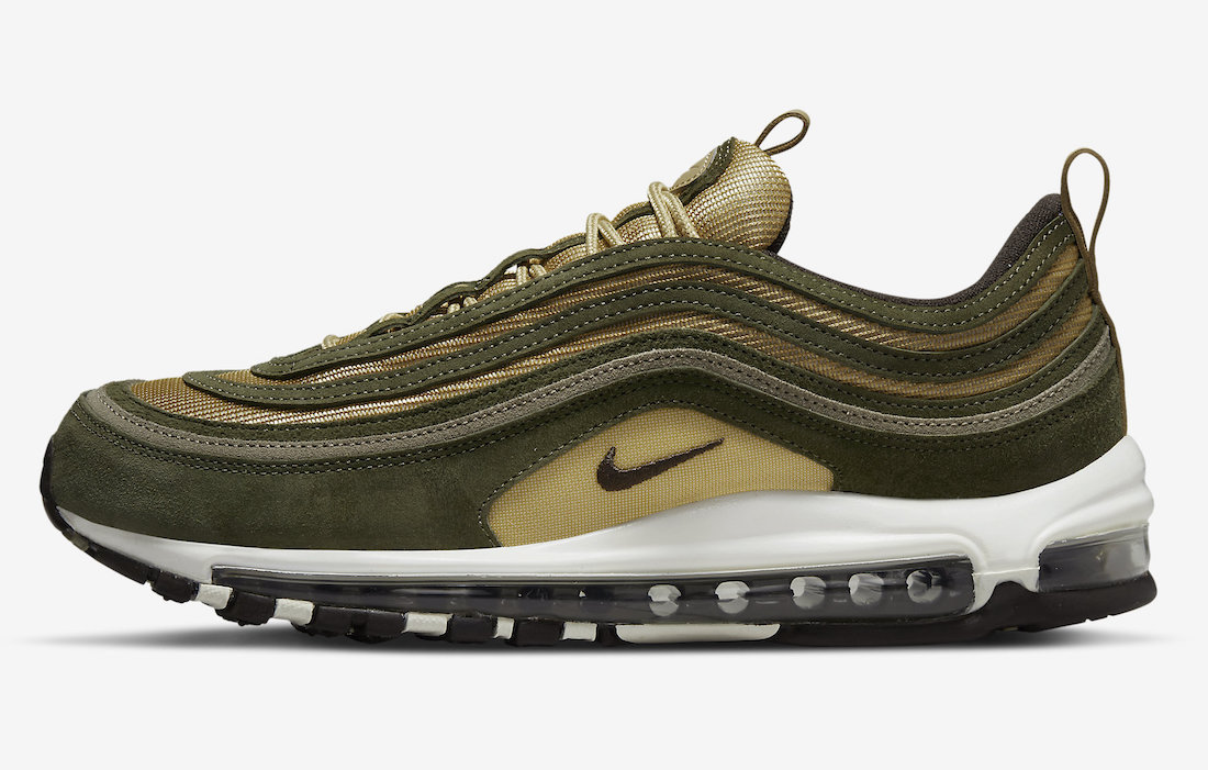 Nike Air Max 97 Rough Green Ironstone Metallic Gold DR0157-300 Release Date