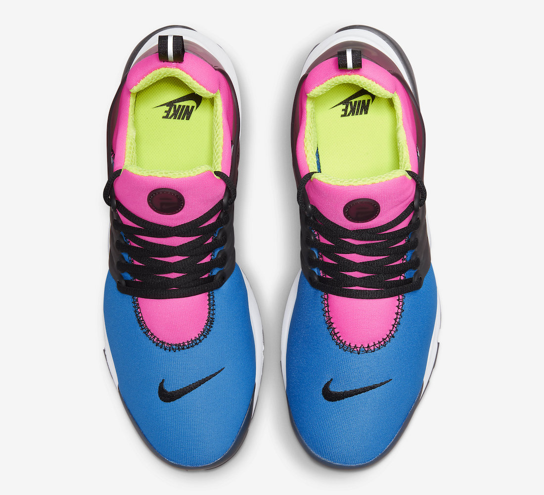 Date de sortie de la Nike Air Presto Rose Bleu Volt DZ4390-400
