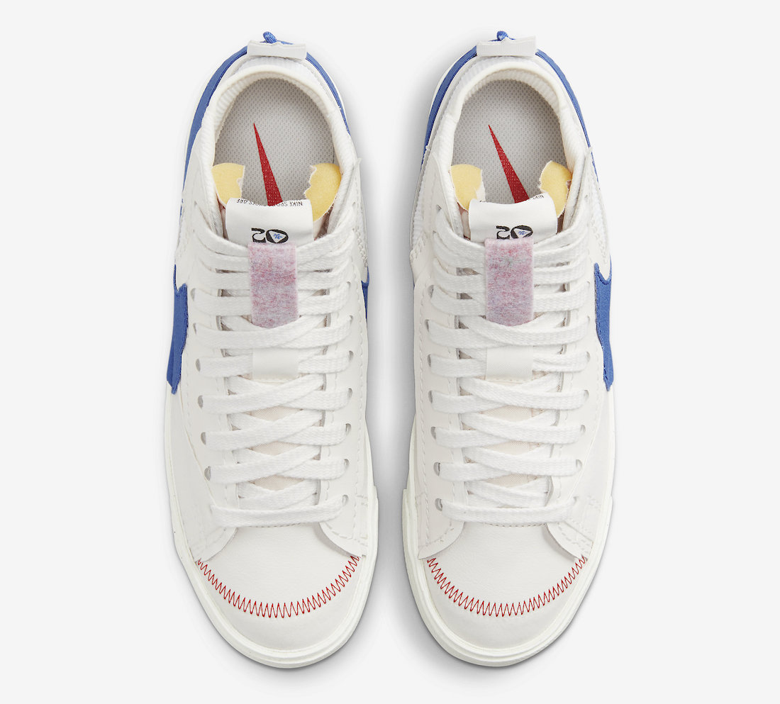Nike Blazer Mid 77 Jumbo White Blue DR9868-002 Release Date