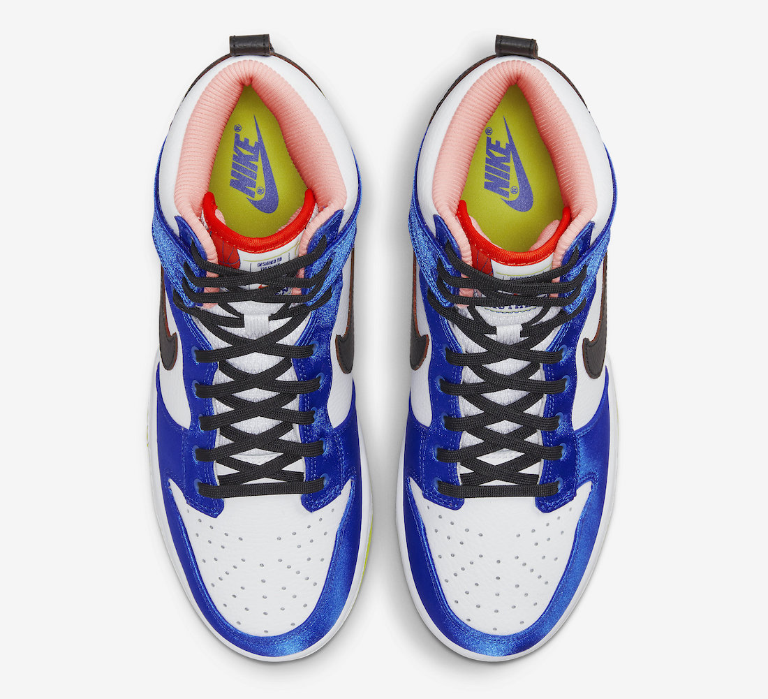 Nike Dunk High Blue Satin DV2185-100 Release Date