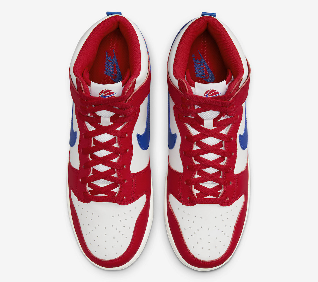 Nike Dunk High USA Red White Blue DX2661-100 Release Date