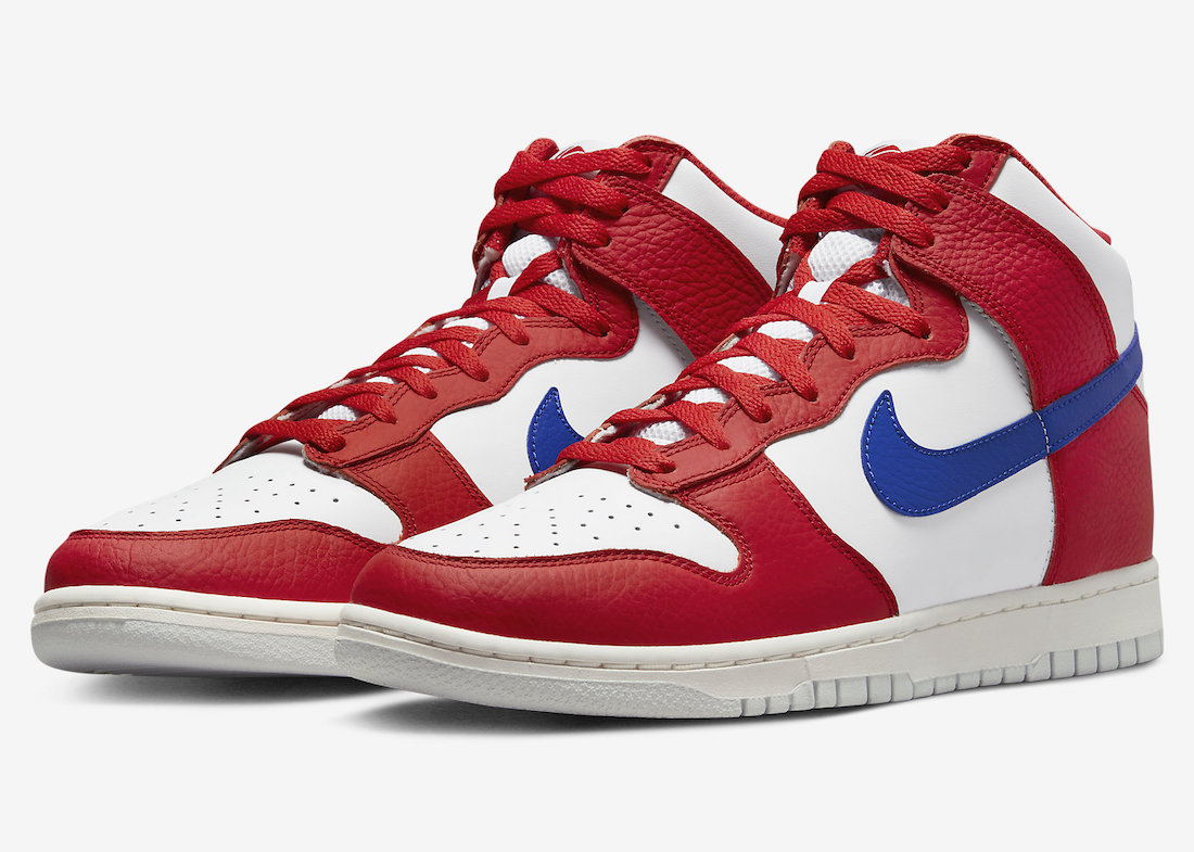 Nike Dunk High USA Red White Blue DX2661-100 Release Date