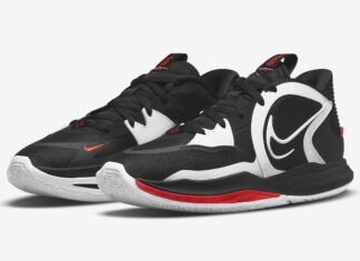 Nike Kyrie Low 5 Black White Chile Red DJ6012-001 Release Date