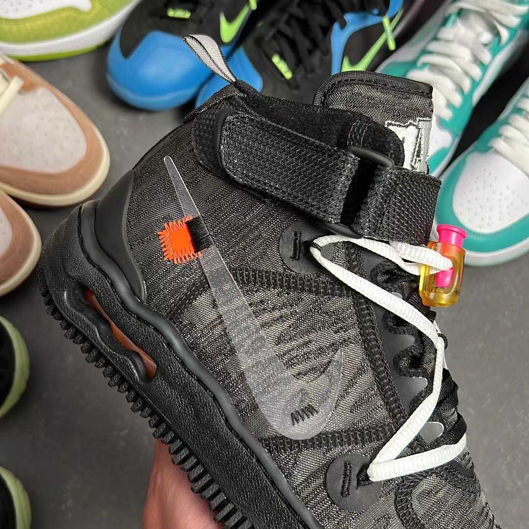 Off-White Nike Air Force 1 Mid Black DO6290-001 Release Date