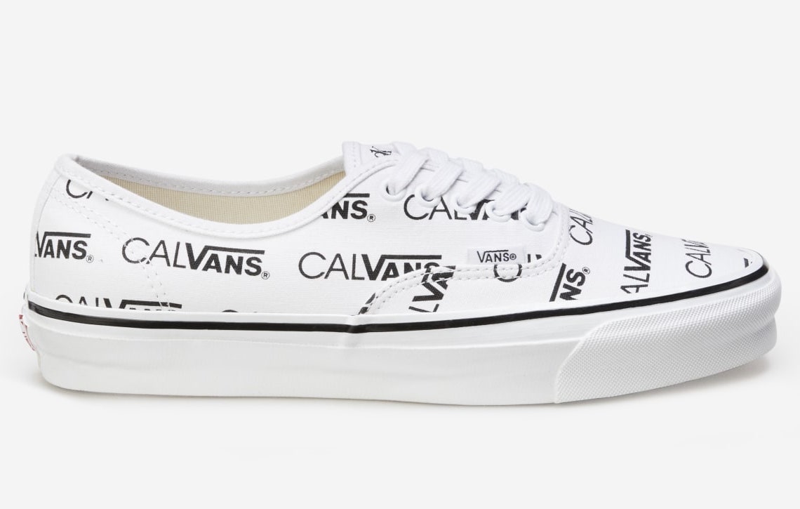 Palace Calvin Klein Vans Authentic Calvans Release Date