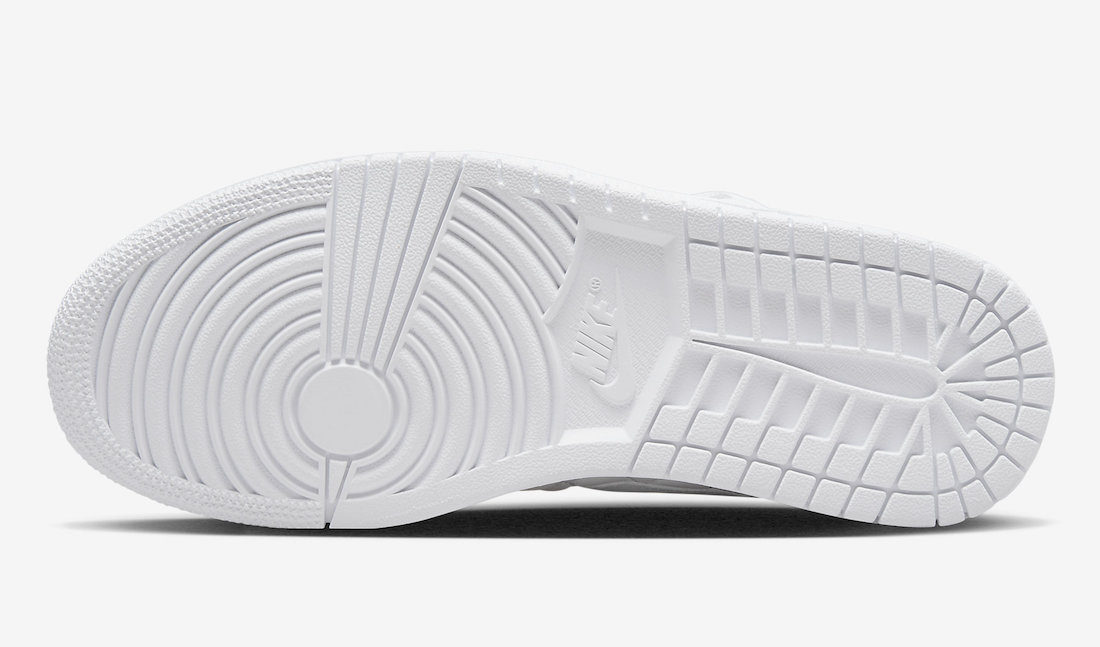 Air Jordan 1 Low Quilted Triple White DB6480-100 Release Date
