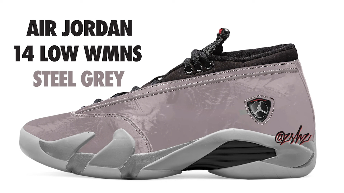 Air Jordan 14 Low WMNS Steel Grey 2023