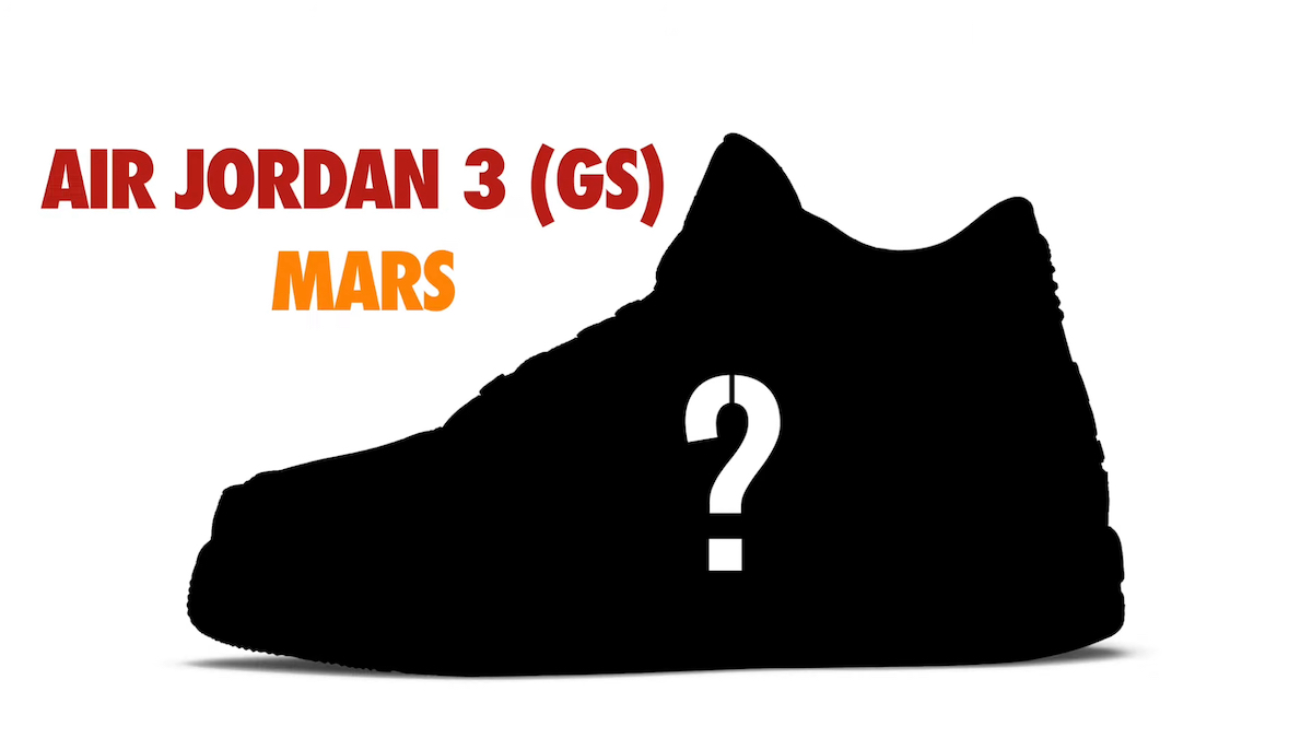 Air Jordan 3 GS Mars 2023